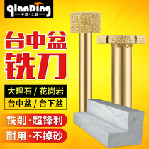 Marble Taichung basin trimmer cutter head trimming cutter slotting machine milling cutter quartz stone quilting knife stone bottom cutter