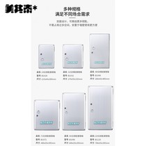 120-digit aluminum alloy key box real estate agent wall-mounted key classification management box with color key card