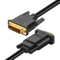 DVI to VGA cable 18 1 converter 24 1DVI-D male to male cable Computer graphics card display cable