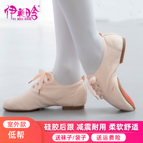 Pink low-top jazz shoes outdoor canvas and dance shoes soft-soled practice shoes women men and children Adult Jazz boots