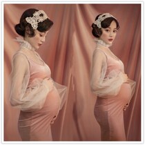 Photo studio maternity dress Korean version of sports style photography clothing Studio Art Photo pregnant woman shooting costume mommy photo suit