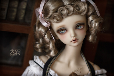 taobao agent Palace【Peach】Spot goods】BJD doll wig double braid imitation horse sea hair 1/3468 points YOSD