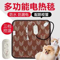 Pet electric blanket heating pad thermostatic waterproof and anti-scratch anti-leakage dog cat special small heater for cats