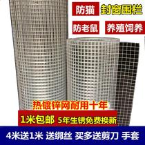 Steel wire mesh anti-mouse barbed wire chicken net raising pigeon bird-proof balcony protection anti-cat stainless steel mesh window gauze net