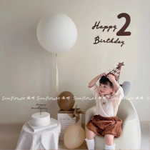 Inss Sen Sera Casela Flag Birthday Happy Letter Decoration Year Archive Placement Party Take Prop Creative