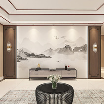 New Chinese Bamboo Wood Fiber Integrated Wall Panel Living-room TV Landscape Wall Buttoned Board Fire Boiler restaurant Kitchen Wall