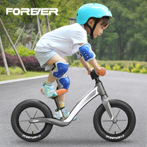 Permanent childrens balance car 12 14 inch children without pedal bicycle 1-3-6 years old baby scooter