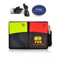 Football referee red and yellow card game edge picker Referee special whistle set Professional referee equipment