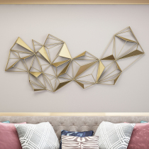 Modern living room wall decoration pendant light luxury iron wall hanging room wall decoration sofa bedroom simple wall decoration