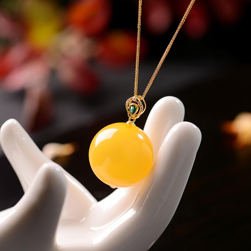 18K金蜜蜡吊坠-18K金蜜蜡吊坠促销价格、18K金蜜蜡吊坠品牌- 淘宝