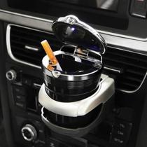 Car ashtray Car water cup holder Luminous colorful hanging ashtray Creative multi-function car ashtray