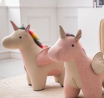  Household creative animal lion unicorn elephant shoe stool cartoon gift