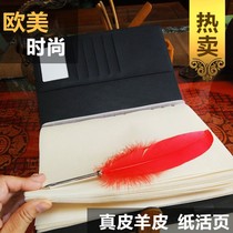 Parchment writing painting blank parchment love letter certificate legal instrument loose-leaf book page customization