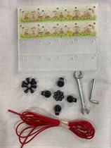 Cross-embroidered fabric artifact sewing auxiliary economic support simple fabric small reinforced embroidery frame shelf embroidery ring