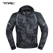 TNAC Tuochi bat motorcycle riding suit men and women four seasons waterproof and anti-fall casual camouflage motorcycle jacket large size