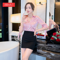 Foot bath shop work clothes Female technician sexy thin health hall Sauna massage work clothes Beauty salon hotel suit summer