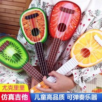 Simulation Ukulele guitar toy can play guitar beginner childrens toy little girl gift