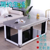 Puleather table cover electric furnace cover rubber rectangular electric heater stove cover waterproof and oil-proof disposable tablecloth cover