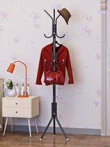 Fashion creative floor-to-ceiling hanger eco-friendly three-legged bedroom foyer wrought iron clothes shelf