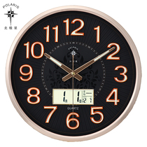 Polaris luminous wall clock Calendar watch Living room creative hanging watch Simple modern family silent electronic quartz clock