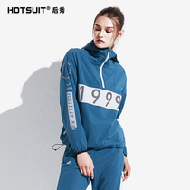 HOTSUIT after show explosion sweat clothing Women Fitness running sweat shirt yoga clothing autumn winter sports sweat clothing