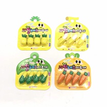 Cute children simulation fruit Eraser Set creative cartoon stationery student prize kindergarten small gift