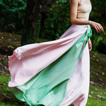King Kong dance Qingshan Fandai original design one-piece classical elegant half-length skirt Wang Poetry Wanjiang same style