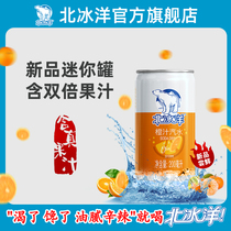 (Arctic Ocean Double Orange Juice Soda 200ml * 12) Old Beijing Juice Mini Tins