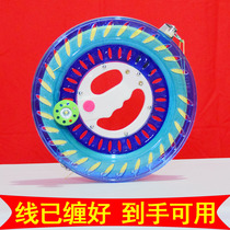 2020 new kite reel Weifang kite wheel put flywheel New Blue Crystal Kite wheel handgrip wheel spool