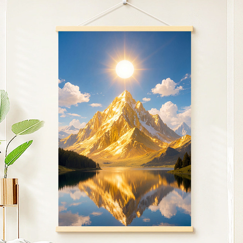 日照金山风水画-日照金山风水画促销价格、日照金山风水画品牌- 淘宝