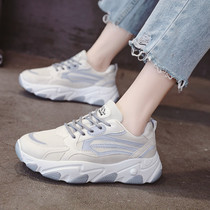 Fashion-shopping hand a pair of sports daddy shoes casual shoes Korean version of small white shoes thin pine cake bottom