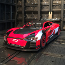 1:32 simulation Audi E-tron rally racing metal car model ornaments alloy car model gift for boyfriend