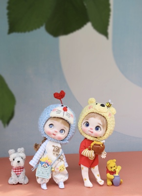 taobao agent OB11 baby clothing GSC/molly/ymy/P9 fat pear baby clothing Gemini suite finished shipping