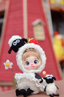 taobao agent OB11 baby clothing GSC/molly/ymy/p9 fat pear baby clothing ballet lamb set finished shipping