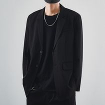 Casual suit jacket Mens loose Korean version of the trend autumn top mens suit small suit Dark dk uniform