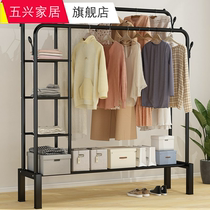 Simple wardrobe bedroom space dormitory folding clothes storage rack rental room Net Red assembly hanging wardrobe