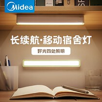 Beautiful cool lamp dormitory adsorption type charging magnet patch eye protection female student learning desk bedside LED light