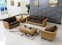 Rattan furniture rattan sofa combination modern simple living room sofa five-piece set hotel single double rattan sofa