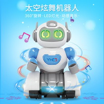 Hot sale new childrens toys electric dancing light music early education universal intelligent robot puzzle