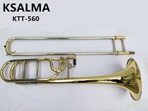 Taiwan designed KSALMA tenor down B modulation trombone to F tuning pull pipe musical instrument professional performance band