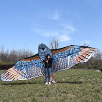 Eagle kite adult special extra-large wind-resistant super high-end easy-to-fly professional creative three-dimensional belt wheel