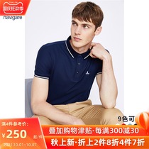 Navigare Navkiel Mens Short Sleeve Casual Polo Shirt 2021 Summer Italian Sailing Cotton T-shirt