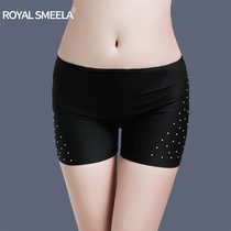  Royal Similla dance Leggings Tight stretch black belly dance safety pants female anti-naked practice pants