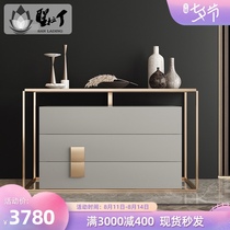Holy Latin Italian entrance cabinet Light luxury style modern decoration cabinet Bedroom bucket cabinet storage cabinet Living room entrance partition cabinet