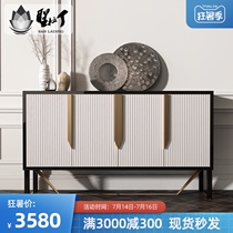 St Latin entrance cabinet American foyer decorative cabinet Modern dining side cabinet Light luxury home partition cabinet Italian locker
