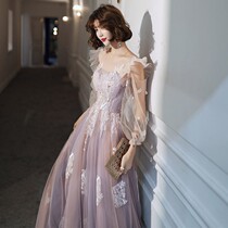 2022 New Host Temperament Birthday Texture Dream Son Bridesmaid Bridal Gown Engagement Gown Evening Gift