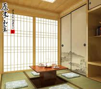 Japanese tatami wood solid wood door cover column door frame vertical frame pure solid wood camphor pine door cover without joints