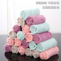 Dishwashing cloth Non-oil rag Absorbent kitchen cleaning table cleaning brush Bowl cloth Hand towel Non-hairless cleaning cloth