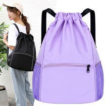 Oxford cloth backpack womens large capacity travel backpack large basketball bag luminous bag fitness sports bag