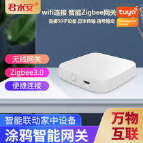 Graffiti smart Zigbee wireless mobile phone remote linkage monitoring home multi-function device control Gateway